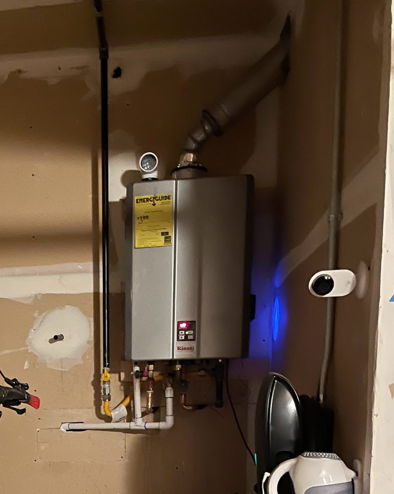 Completed plumbing installation at a Bay Area home