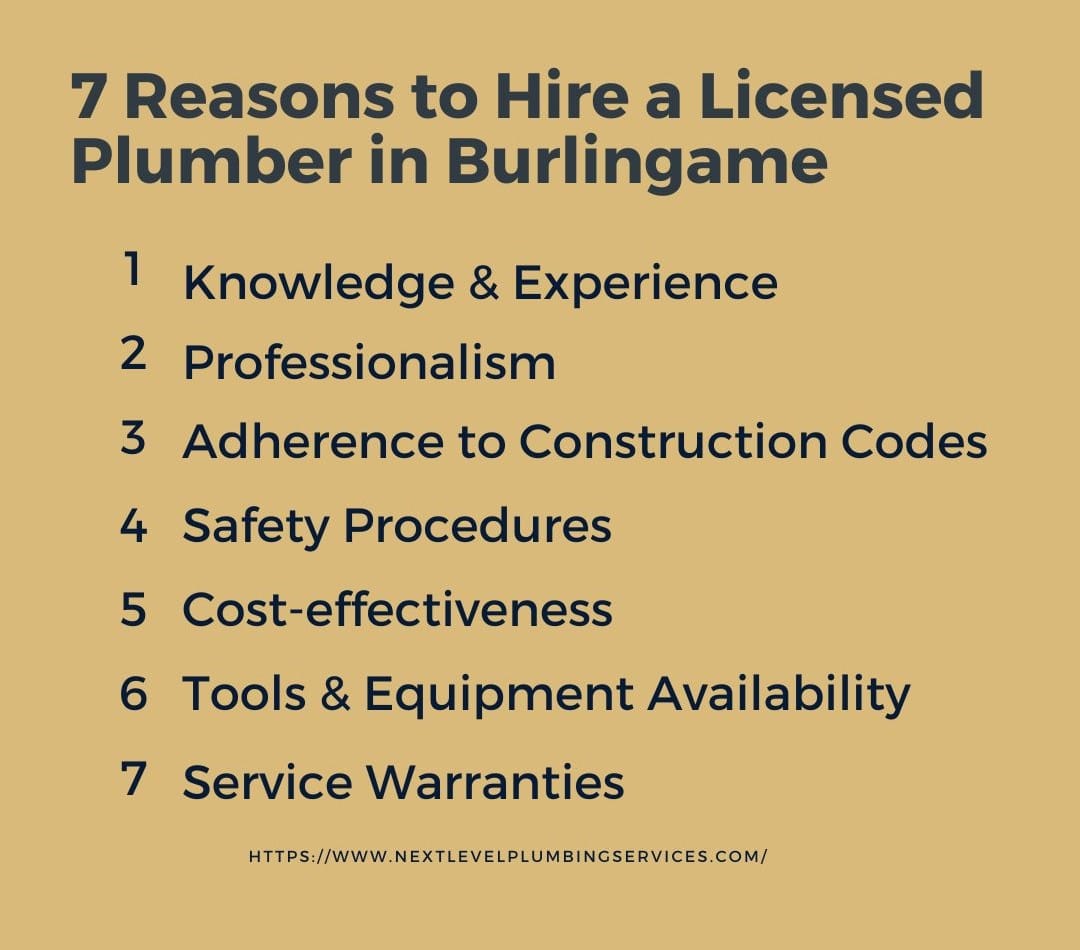 7 Reasons to Hire a Licensed Plumber in Hillsborough, CA
